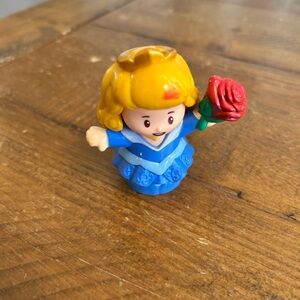 Fisher-Price Little People Princess Aurora blue dress as is